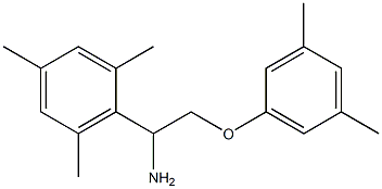 2-[1-amino-2-(3,5-dimethylphenoxy)ethyl]-1,3,5-trimethylbenzene 结构式