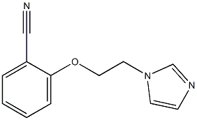 2-[2-(1H-imidazol-1-yl)ethoxy]benzonitrile 结构式