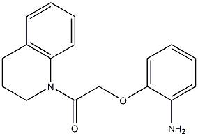 2-[2-(3,4-dihydroquinolin-1(2H)-yl)-2-oxoethoxy]aniline 结构式