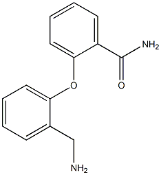 2-[2-(aminomethyl)phenoxy]benzamide 结构式