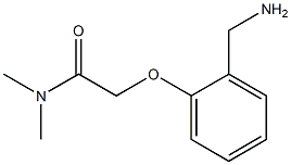 2-[2-(aminomethyl)phenoxy]-N,N-dimethylacetamide 结构式