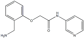 2-[2-(aminomethyl)phenoxy]-N-pyridin-3-ylacetamide 结构式