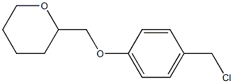 2-[4-(chloromethyl)phenoxymethyl]oxane 结构式
