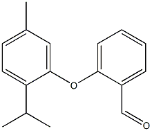 2-[5-methyl-2-(propan-2-yl)phenoxy]benzaldehyde 结构式