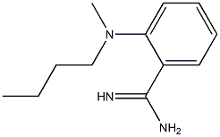 2-[butyl(methyl)amino]benzene-1-carboximidamide 结构式