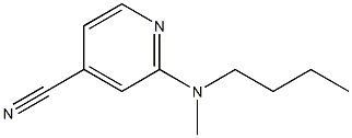 2-[butyl(methyl)amino]isonicotinonitrile 结构式