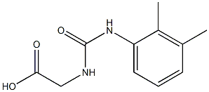 2-{[(2,3-dimethylphenyl)carbamoyl]amino}acetic acid 结构式