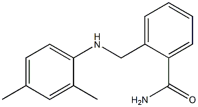 2-{[(2,4-dimethylphenyl)amino]methyl}benzamide 结构式