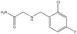 2-{[(2-chloro-4-fluorophenyl)methyl]amino}acetamide 结构式