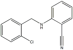 2-{[(2-chlorophenyl)methyl]amino}benzonitrile 结构式