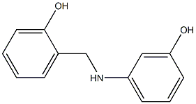 2-{[(3-hydroxyphenyl)amino]methyl}phenol 结构式