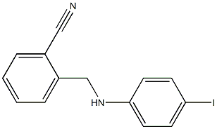 2-{[(4-iodophenyl)amino]methyl}benzonitrile 结构式