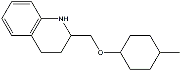 2-{[(4-methylcyclohexyl)oxy]methyl}-1,2,3,4-tetrahydroquinoline 结构式