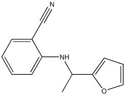 2-{[1-(furan-2-yl)ethyl]amino}benzonitrile 结构式