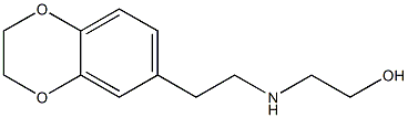 2-{[2-(2,3-dihydro-1,4-benzodioxin-6-yl)ethyl]amino}ethan-1-ol 结构式