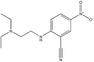 2-{[2-(diethylamino)ethyl]amino}-5-nitrobenzonitrile 结构式