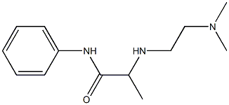 2-{[2-(dimethylamino)ethyl]amino}-N-phenylpropanamide 结构式