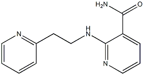 2-{[2-(pyridin-2-yl)ethyl]amino}pyridine-3-carboxamide 结构式