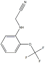 2-{[2-(trifluoromethoxy)phenyl]amino}acetonitrile 结构式