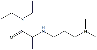 2-{[3-(dimethylamino)propyl]amino}-N,N-diethylpropanamide 结构式