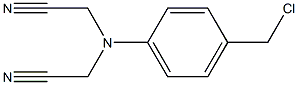 2-{[4-(chloromethyl)phenyl](cyanomethyl)amino}acetonitrile 结构式