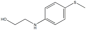 2-{[4-(methylsulfanyl)phenyl]amino}ethan-1-ol 结构式