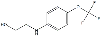 2-{[4-(trifluoromethoxy)phenyl]amino}ethan-1-ol 结构式