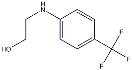 2-{[4-(trifluoromethyl)phenyl]amino}ethan-1-ol 结构式