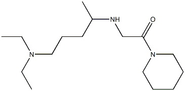 2-{[5-(diethylamino)pentan-2-yl]amino}-1-(piperidin-1-yl)ethan-1-one 结构式