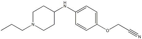 2-{4-[(1-propylpiperidin-4-yl)amino]phenoxy}acetonitrile 结构式