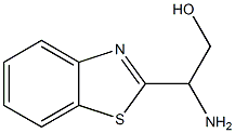 2-amino-2-(1,3-benzothiazol-2-yl)ethanol 结构式