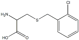 2-amino-3-[(2-chlorobenzyl)thio]propanoic acid 结构式