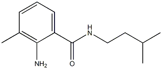 2-amino-3-methyl-N-(3-methylbutyl)benzamide 结构式