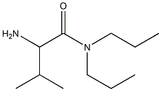 2-amino-3-methyl-N,N-dipropylbutanamide 结构式