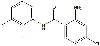 2-amino-4-chloro-N-(2,3-dimethylphenyl)benzamide 结构式