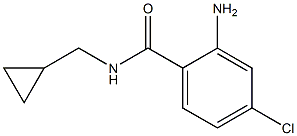 2-amino-4-chloro-N-(cyclopropylmethyl)benzamide 结构式