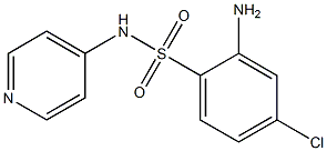 2-amino-4-chloro-N-(pyridin-4-yl)benzene-1-sulfonamide 结构式