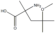 2-amino-4-methoxy-2,4-dimethylpentanoic acid 结构式