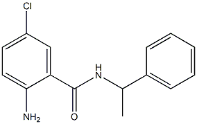 2-amino-5-chloro-N-(1-phenylethyl)benzamide 结构式