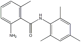 2-amino-6-methyl-N-(2,4,6-trimethylphenyl)benzamide 结构式