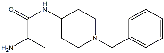 2-amino-N-(1-benzylpiperidin-4-yl)propanamide 结构式