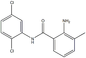 2-amino-N-(2,5-dichlorophenyl)-3-methylbenzamide 结构式