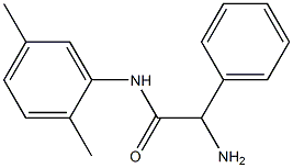 2-amino-N-(2,5-dimethylphenyl)-2-phenylacetamide 结构式