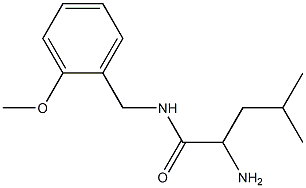 2-amino-N-(2-methoxybenzyl)-4-methylpentanamide 结构式