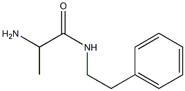 2-amino-N-(2-phenylethyl)propanamide 结构式