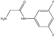 2-amino-N-(3,5-difluorophenyl)acetamide 结构式