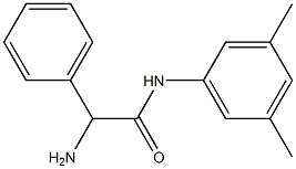 2-amino-N-(3,5-dimethylphenyl)-2-phenylacetamide 结构式