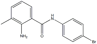 2-amino-N-(4-bromophenyl)-3-methylbenzamide 结构式