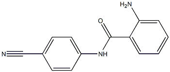 2-amino-N-(4-cyanophenyl)benzamide 结构式