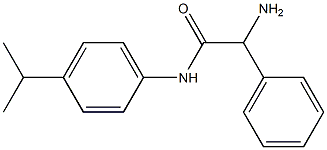 2-amino-N-(4-isopropylphenyl)-2-phenylacetamide 结构式